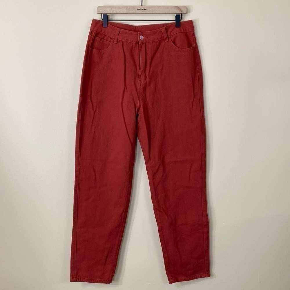 Vintage fit colored jeans